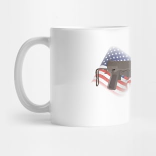 Patriotic WW2 M3 Submachine Gun Mug